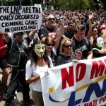 QLD_GCB_NEWS_BIKIE-PROTEST_PIC_29NOV13_LAUGHLIN