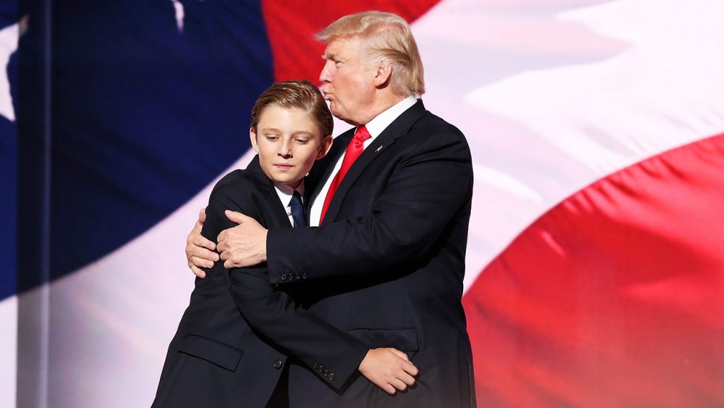 Barron Trump Put Forward As Presidential Nominee For Supreme Court