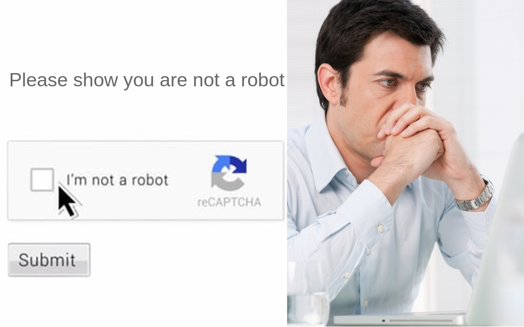 Suit Thrown Into Existential Crisis Being Asked To Tick 'I'm Not A Robot' Captcha Box — The Betoota Advocate