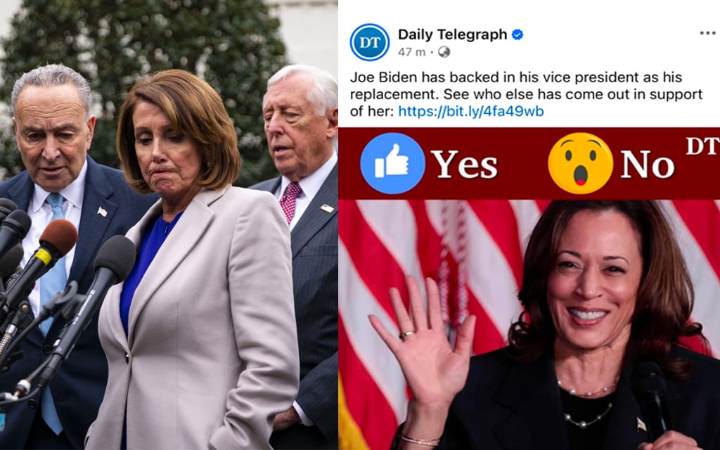 Senior Democrats Reportedly 'Sweating' On Results Of A Facebook Poll