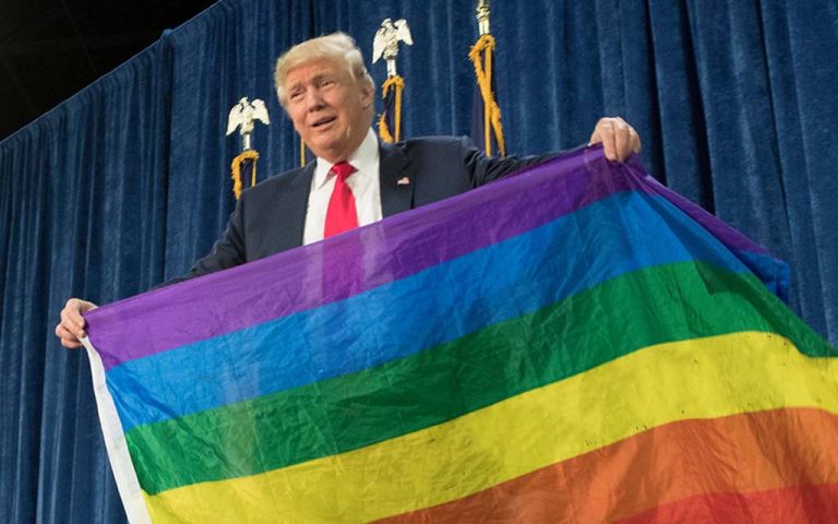 Trump Comes Out As A Proud Homosexual After Assassin's Bullet Pierces ...